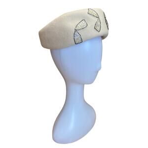 50s Vintage Cream Wool Pillbox Hat by Zephyr Felt – Henry Pollak
